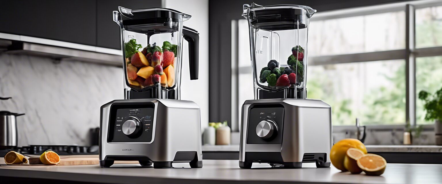 Luxury blender in modern kitchen