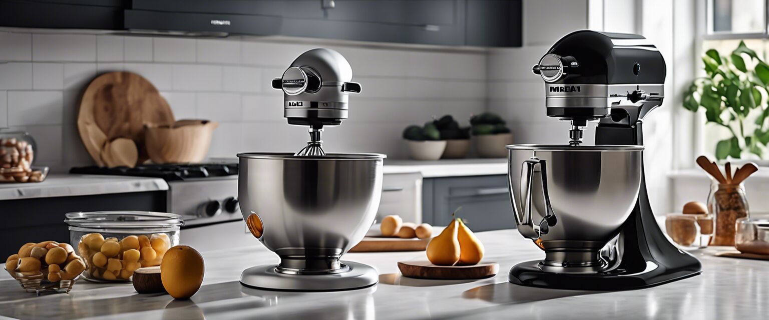 Luxury stand mixer in kitchen