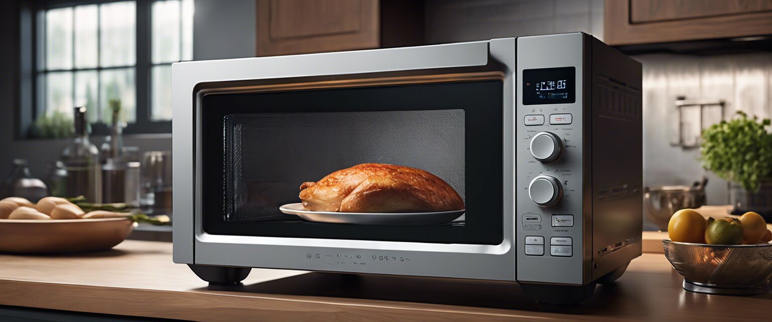 Smart microwave with advanced features